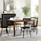 Flash Furniture Rectangle 36.25 in W, 60 in L, Rubberwood (Parawood) KER-T-217-BRN-60-GG - alternate 1